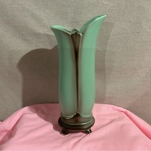 Vintage Green Porcelain Vase